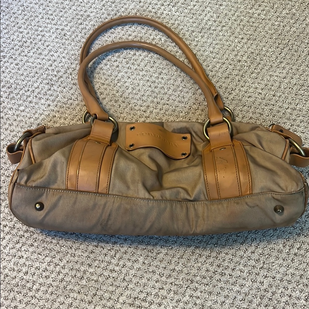 Burberry Stylish Tan Leather Women's Bag